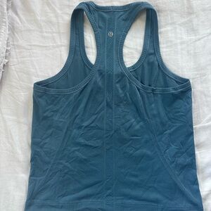 lululemon athletica Blue Swiftly Racerback Tank Top
